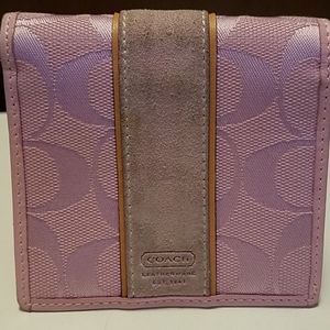 Coach billfold wallet